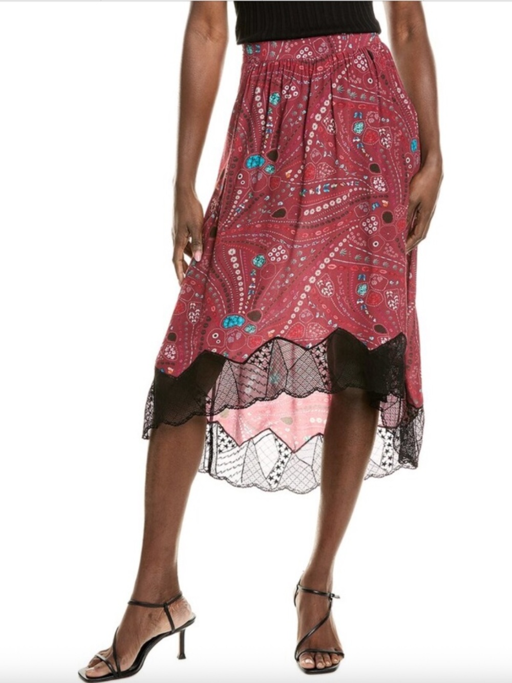 Zadig & Voltaire Joslin Psyche Skirt Wine